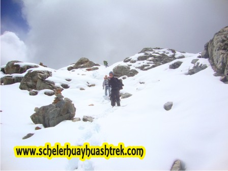 Ruta de Ascenso al Collado Ishinca Ranrapalca